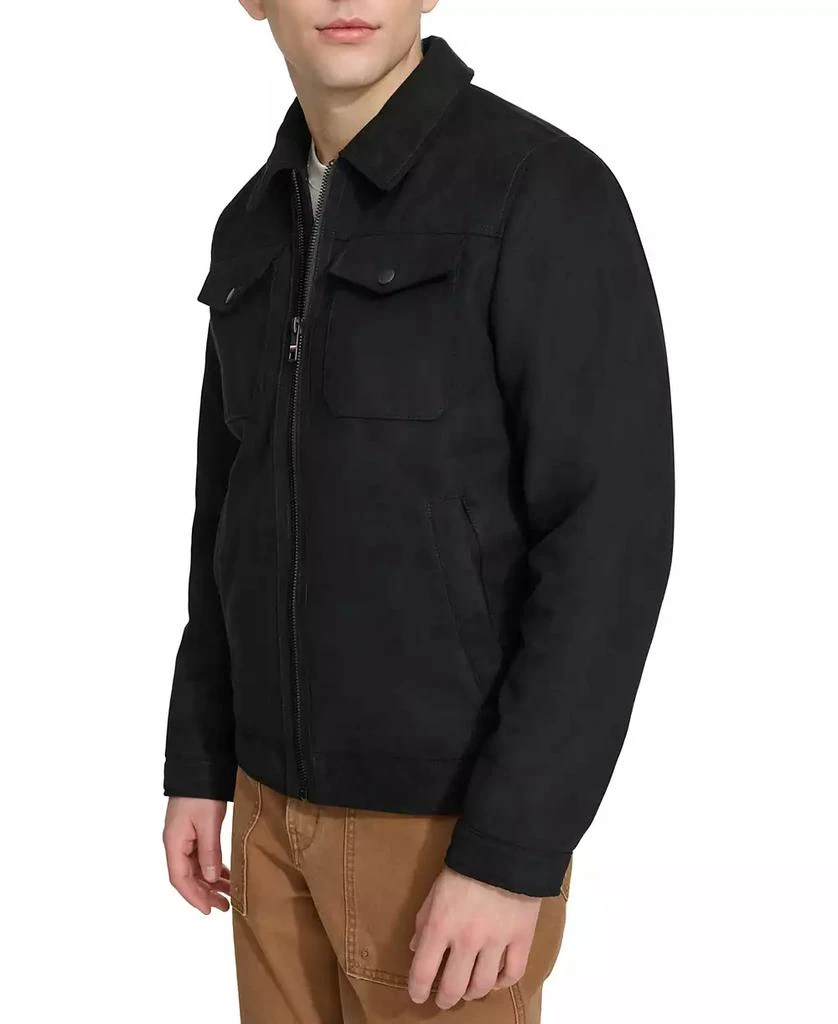 Tommy Hilfiger Men's Faux Suede Trucker Jacket 3
