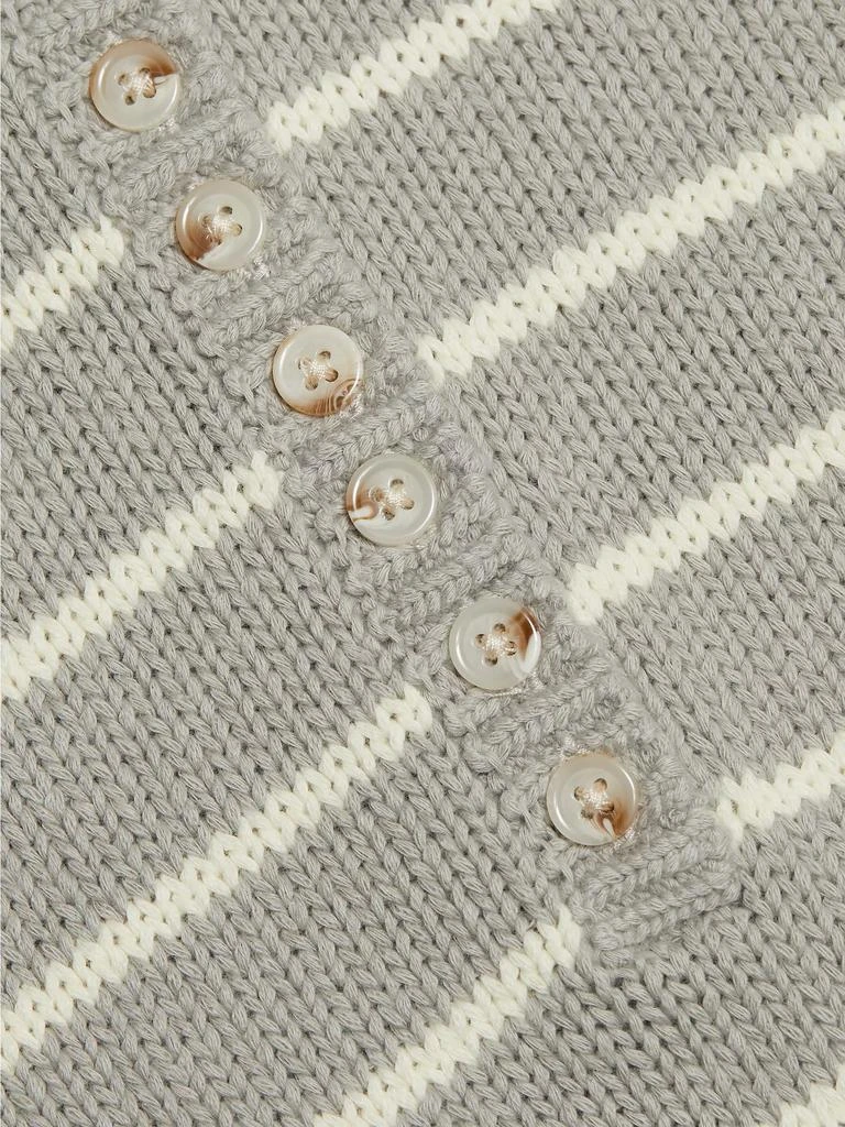The Normal Brand Josefine Cotton Henley Sweater 7
