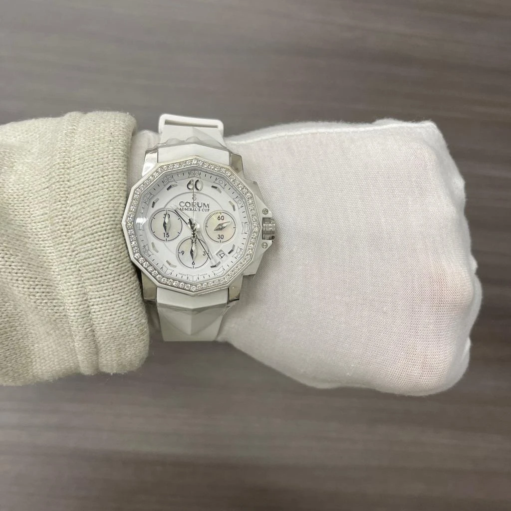 Corum Corum Admiral's Cup Competition 40 Chronograph Stainless Steel Diamond Automatic Watch A984/01022 6