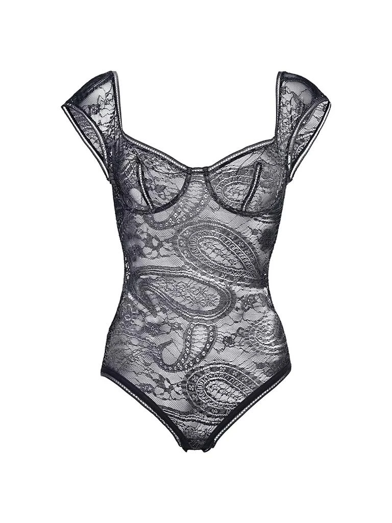ERES Vetiver Lace Bodysuit 1