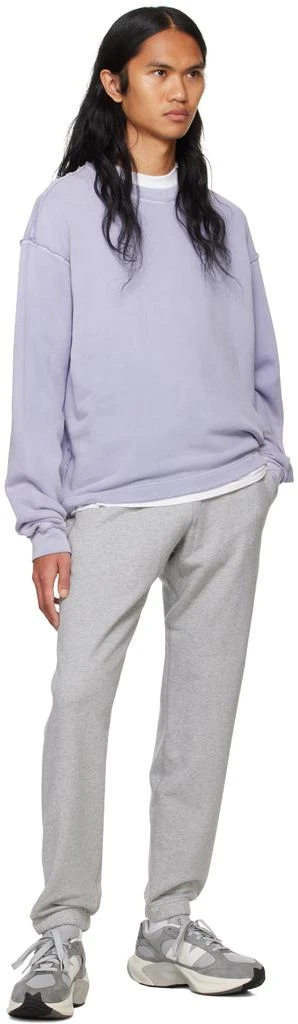 REIGNING CHAMP Gray Midweight Terry Standard Sweatpants 4