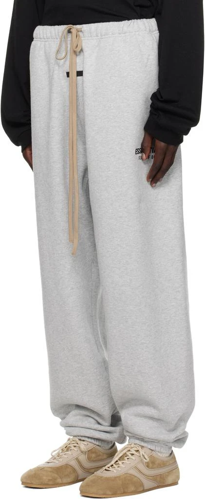Essentials Gray Fleece Essential Sweatpants 4