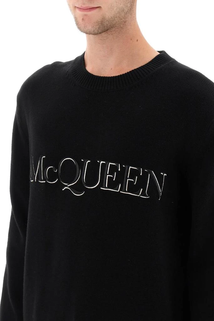 ALEXANDER MCQUEEN sweater with logo embroidery 4