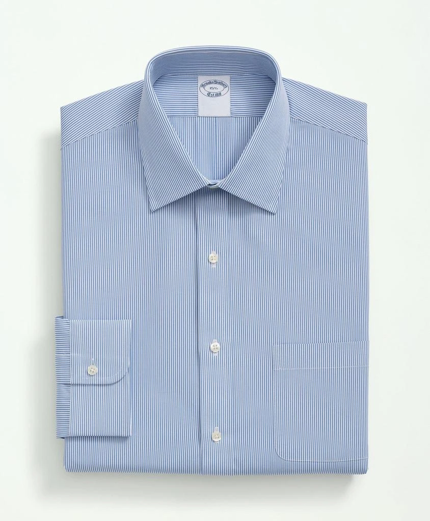 Brooks Brothers Supima® Cotton Poplin Ainsley Collar, Micro Striped Dress Shirt 4