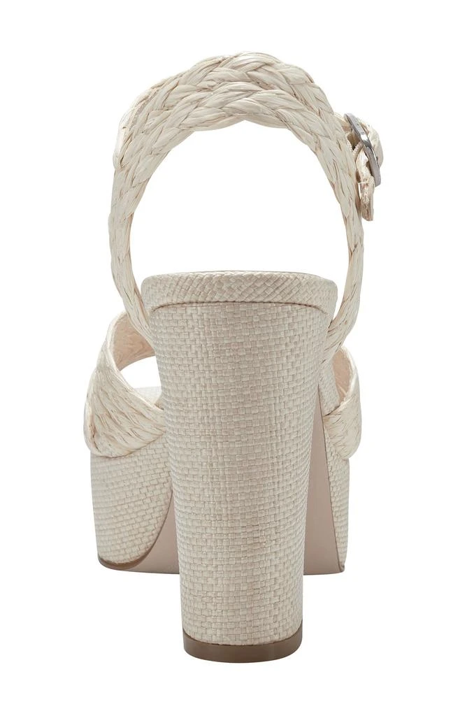 Marc Fisher Chela Platform Raffia Sandal 7