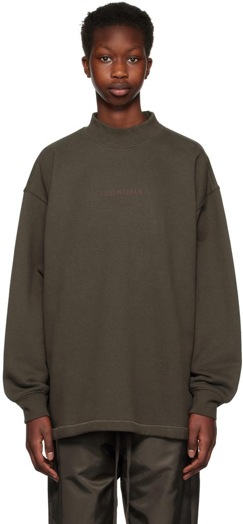 Essentials Gray Relaxed Sweatshirt