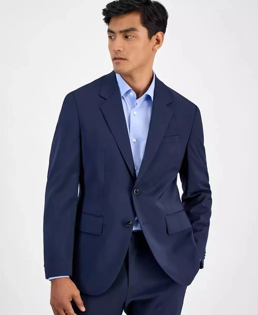 Hugo Boss Men's Modern-Fit Solid Wool-Blend Suit Separate Jacket 1