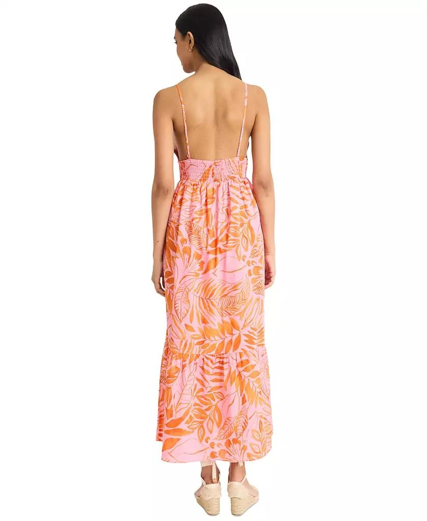 The Good Journey Women's Printed Smocked-Waist Maxi Dress 2