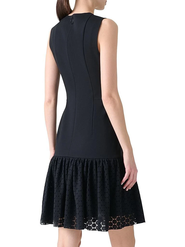 Akris Dot Lace Flare Dress 4