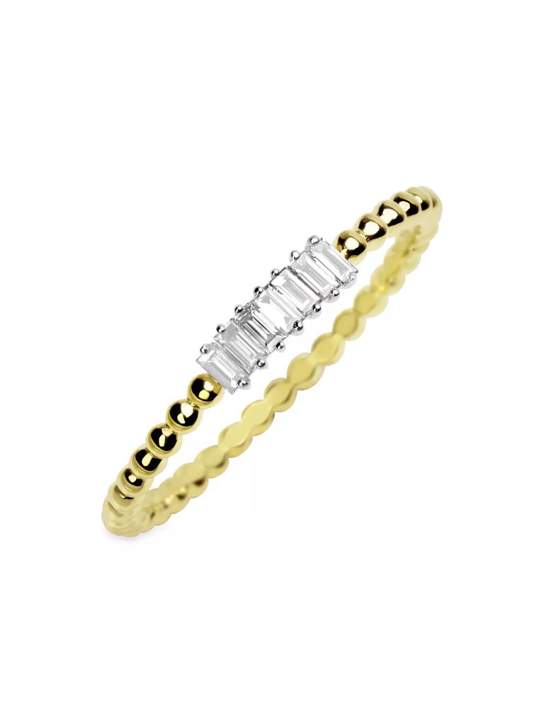 Meira T 14K Gold & Diamond Stacking Ring