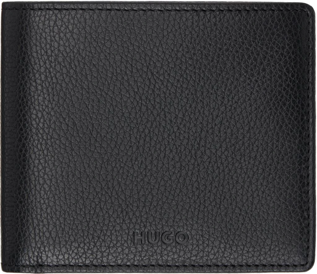 Hugo Boss Black Leather Bifold Wallet 1