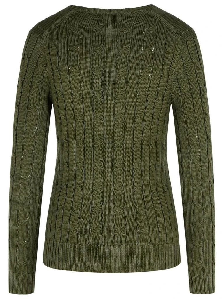 Ralph Lauren Polo Ralph Lauren 'Kimberly' Green Cotton Sweater 3