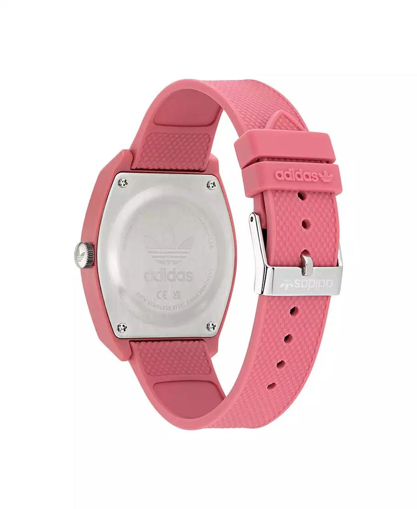 Adidas Unisex Three Hand Project Two Pink Resin Strap Watch 38mm 3