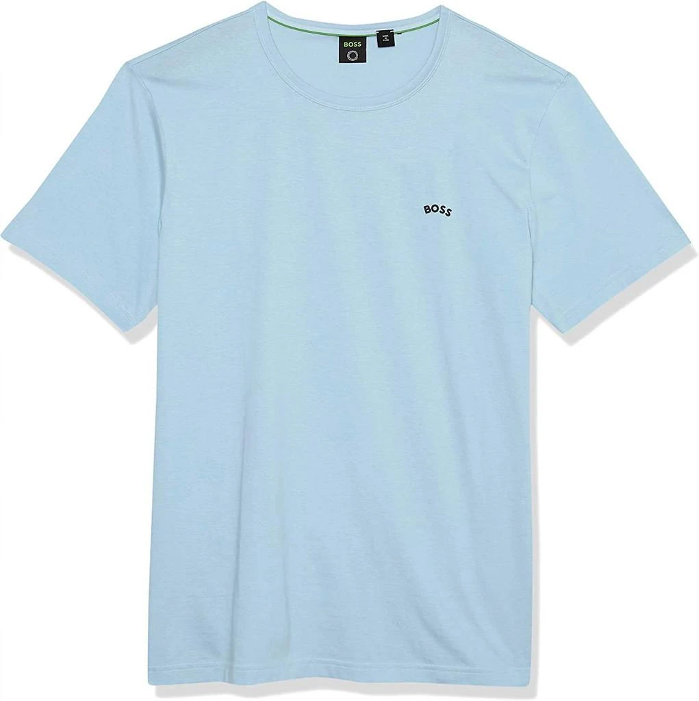 Hugo Boss Men's Modern Fit Basic Single Jersey T-Shirt In Angel Blue 1
