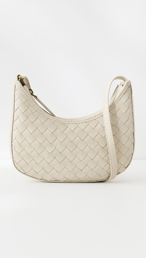 Bembien Mini Sling Carr Weave Cream Bag