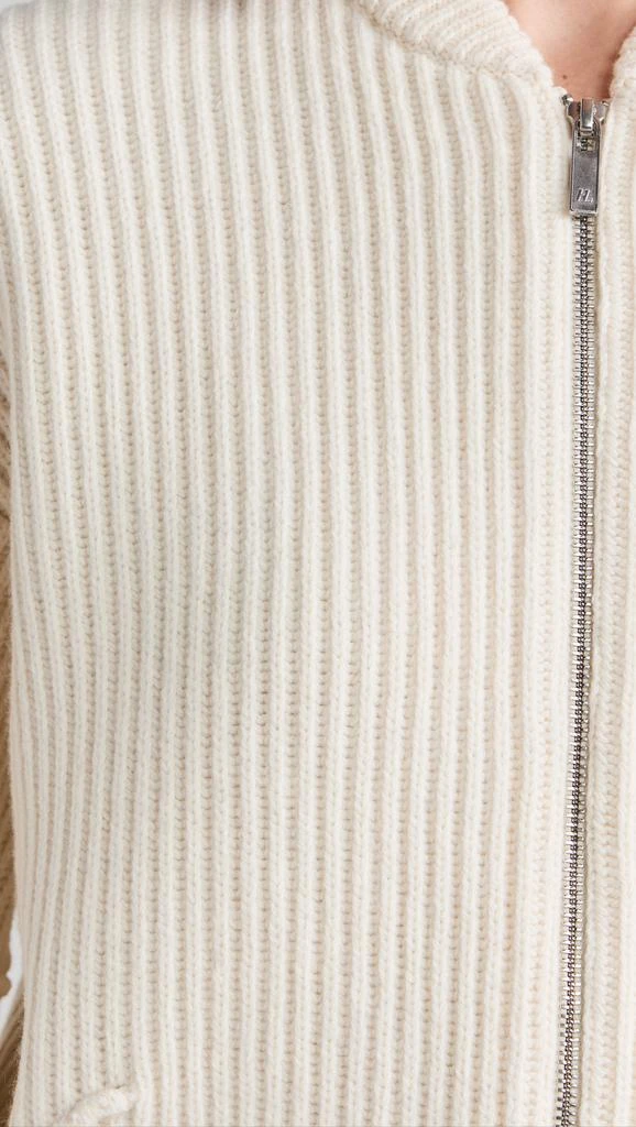 Helmut Lang Woolen Apex Full Zip Cardigan 5