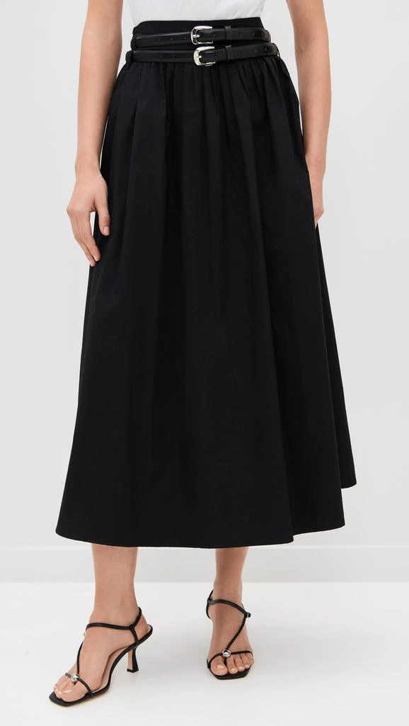 Pixie Market Thea Double Belted Skirt 6