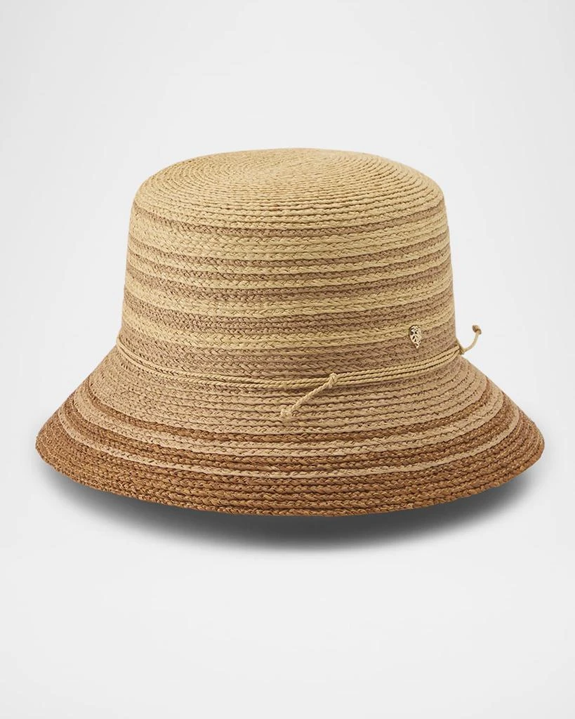 Helen Kaminski Packable Raffia Sunhat Buy Zuri Raffia Sun Hat - Chocolate - Helen Kaminski main image 4