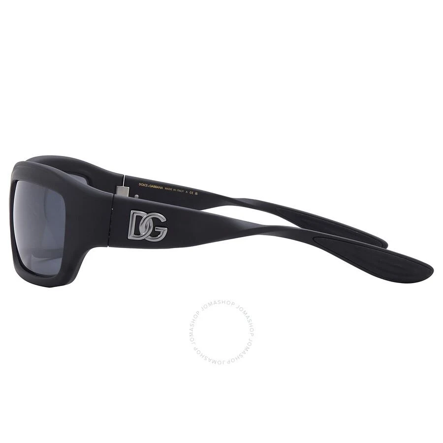 Dolce & Gabbana Grey Mirror Wrap Unisex Sunglasses DG6191 25256G 59 3