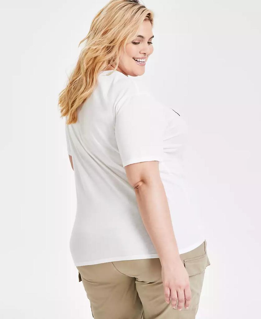 Love Tribe Trendy Plus Size Woodstock Graphic Print T-Shirt