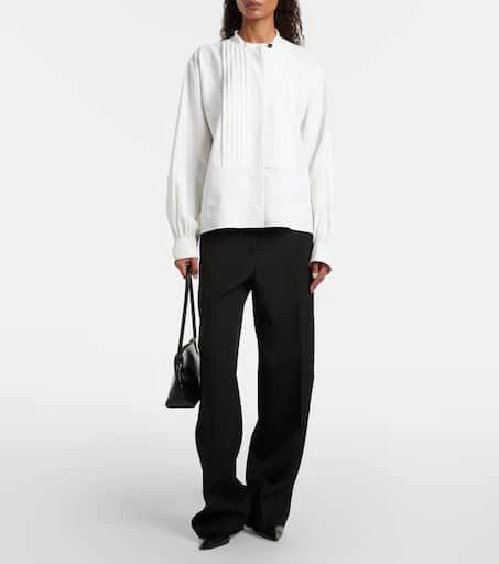 Jil Sander Low-rise wool straight pants 2