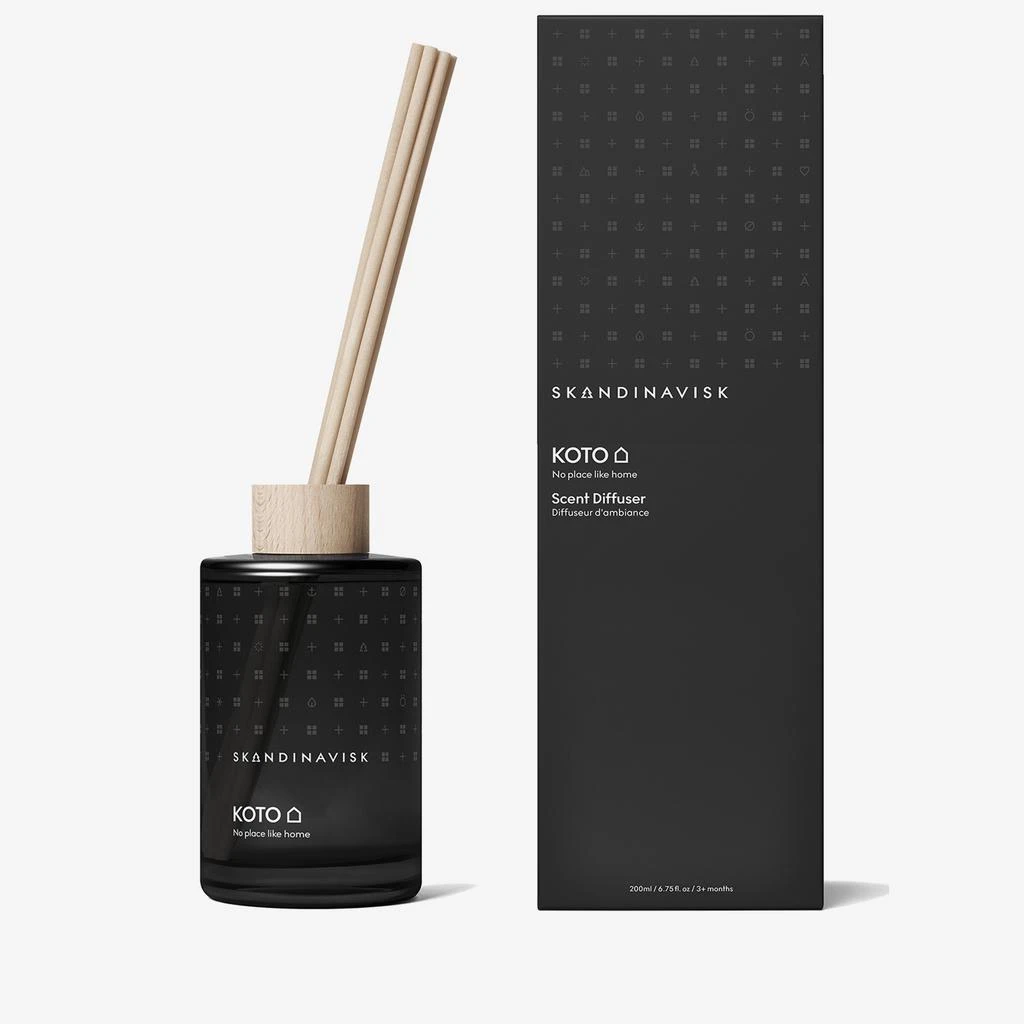 SKANDINAVISK Clear Glass Reed Diffuser - Koto - 200ml 3