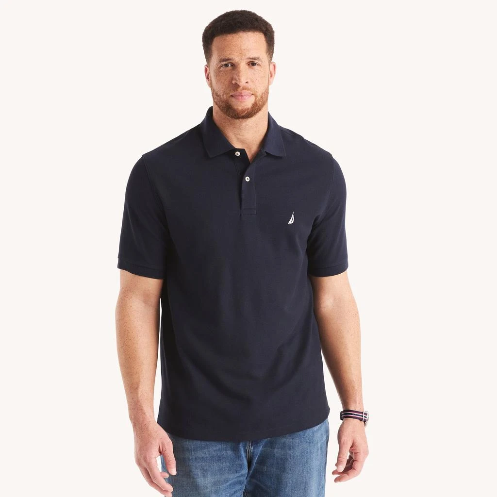 Nautica Mens Big & Tall Classic Fit Deck Polo 7