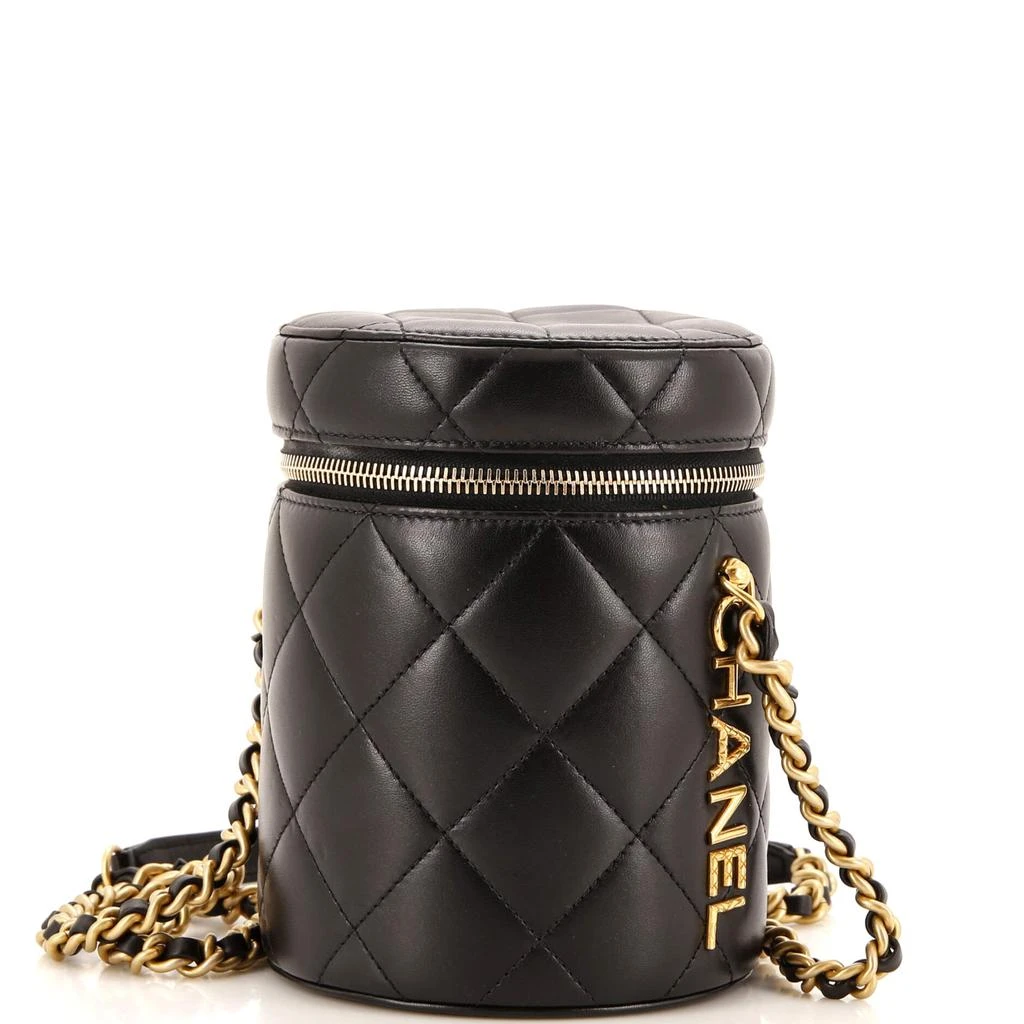 Chanel Side Note Vanity Case Quilted Lambskin Small 3