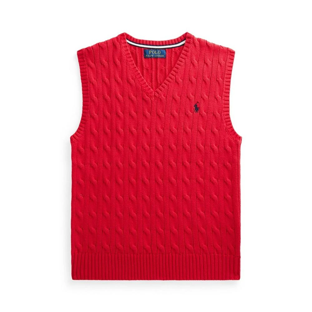 Polo Ralph Lauren Big Boys Cable- Knit Sweater Vest 1