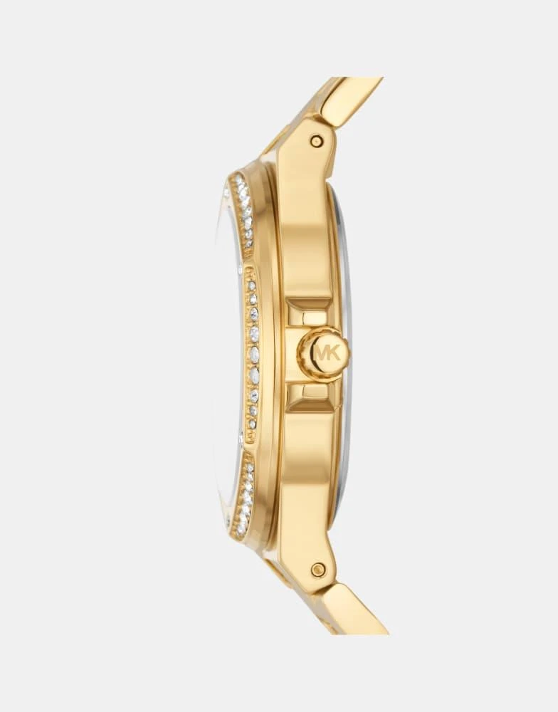 Michael Kors Michael Kors Women's lennox three-hand, gold-tone stainless steel watch, mk7229 in gold 3