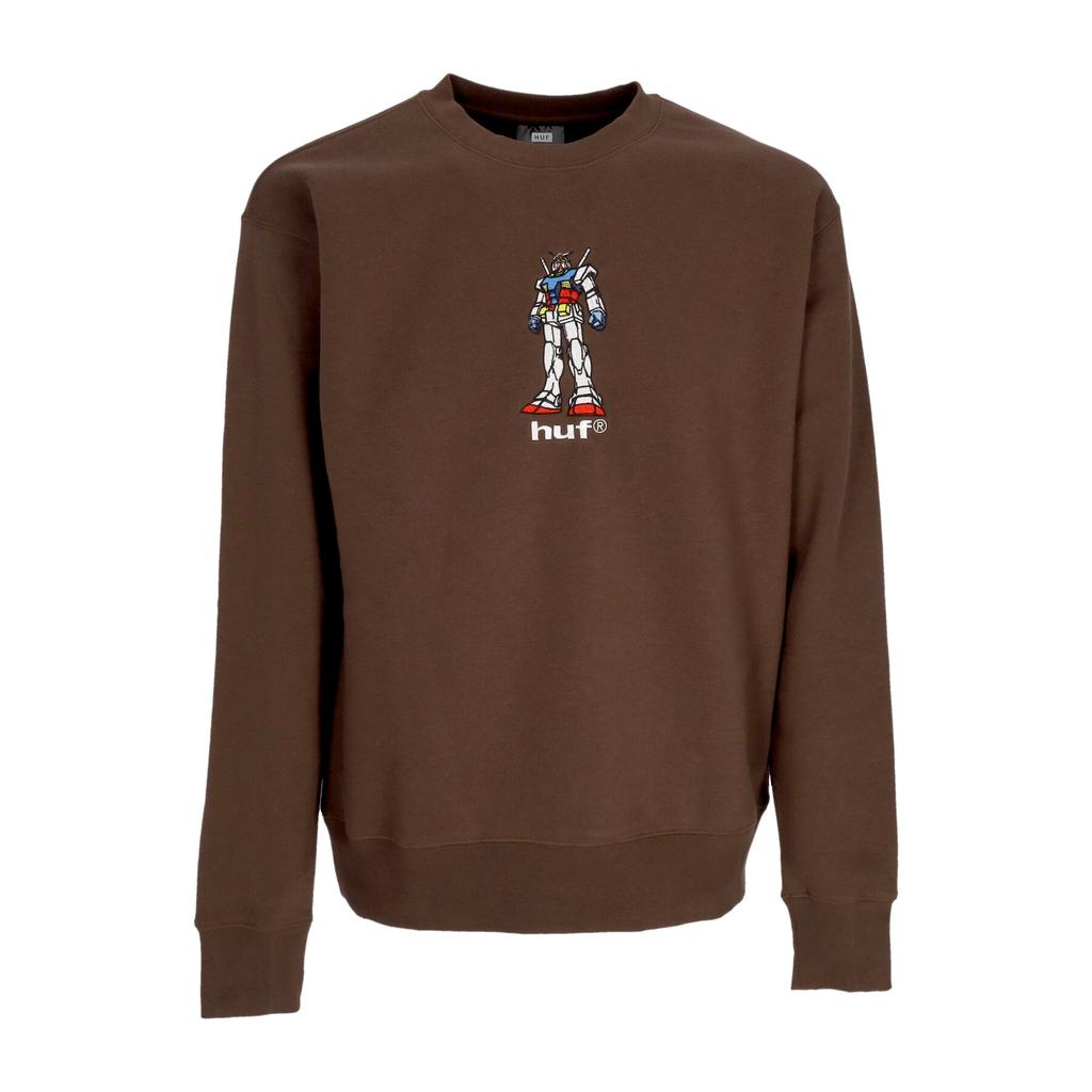 HUF 79 Crewneck X Gundam Chocolate Men's Crewneck Sweatshirt