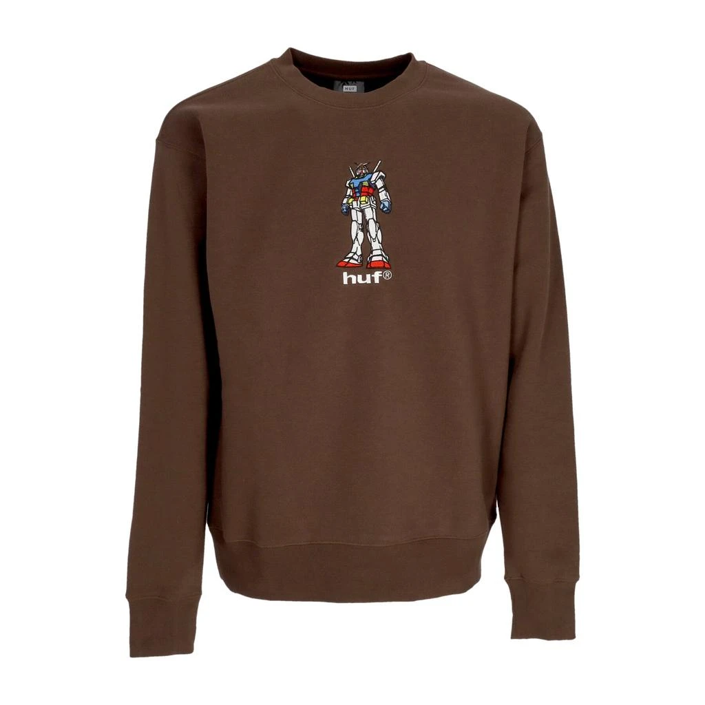 Huf 79 Crewneck X Gundam Chocolate Men's Crewneck Sweatshirt 1