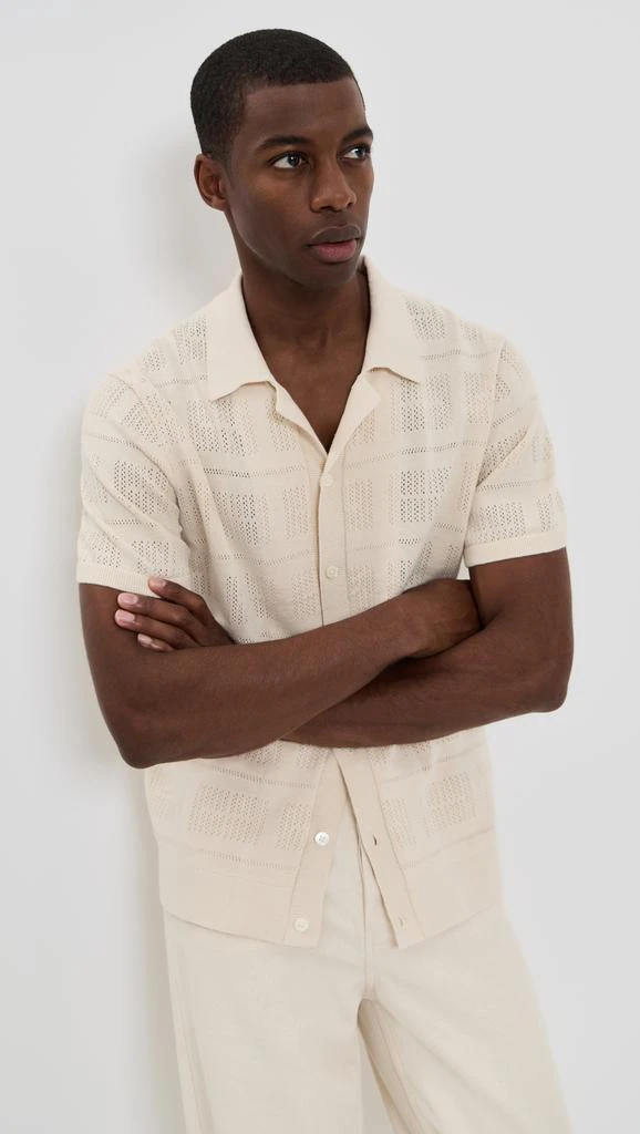 Rails Yates Crochet Shirt 1