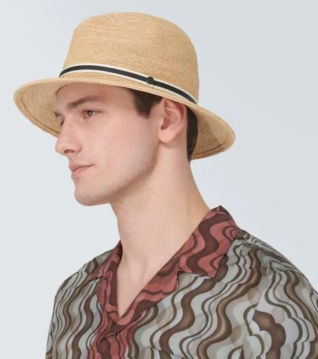 BORSALINO Argentina crochet raffia Panama hat 3