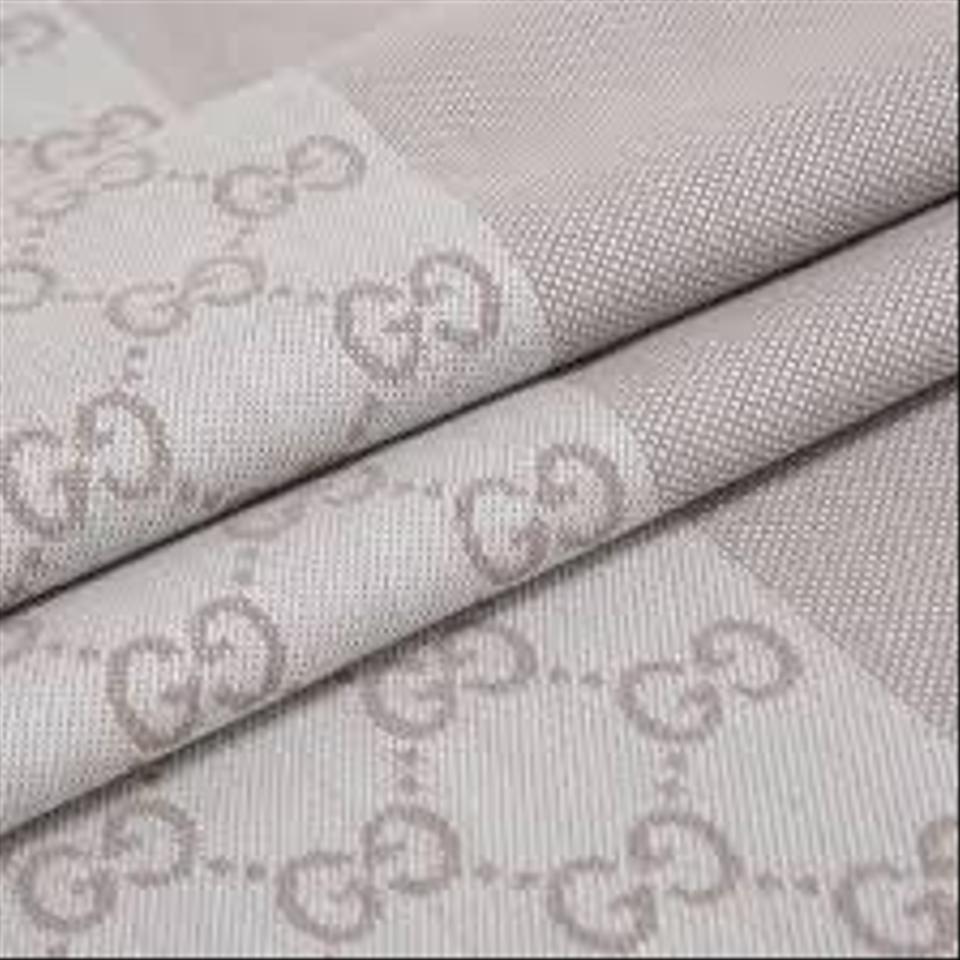 Gucci Gucci - Beige GG Monogram Half Web Wool Scarf