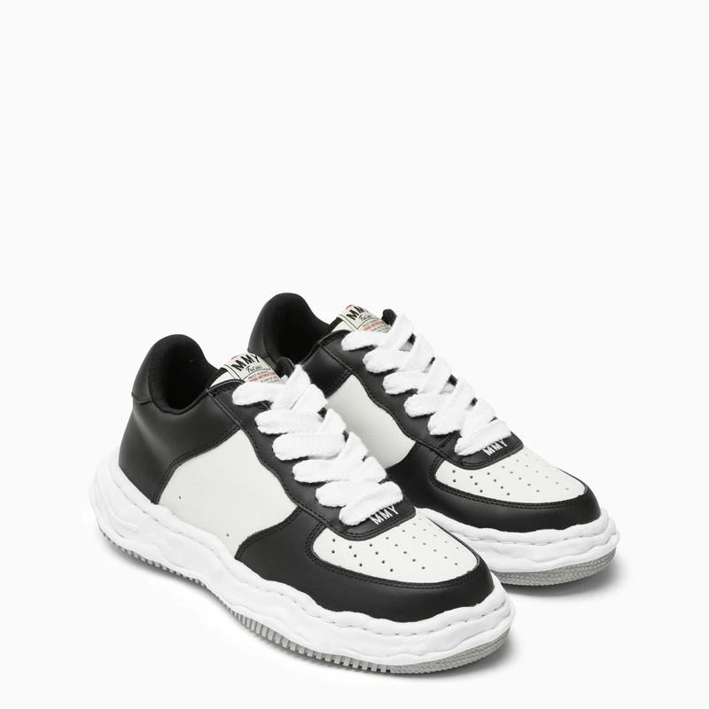 Maison MIHARA YASUHIRO Low Waine OG white/black leather trainer 3