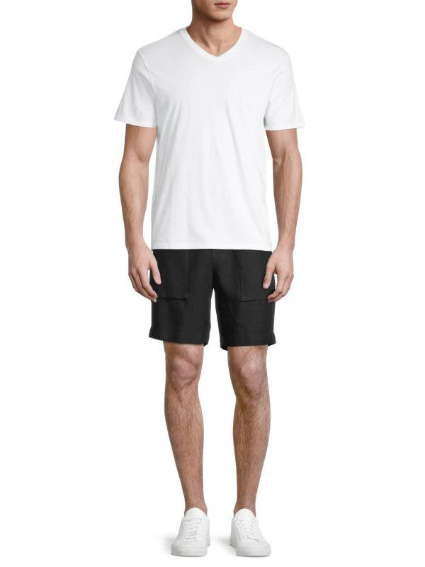 Vince Lightweight Hemp Pull-On Shorts 6
