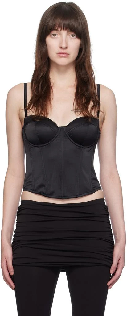 Fleur du Mal Black Hamptons Corset 1