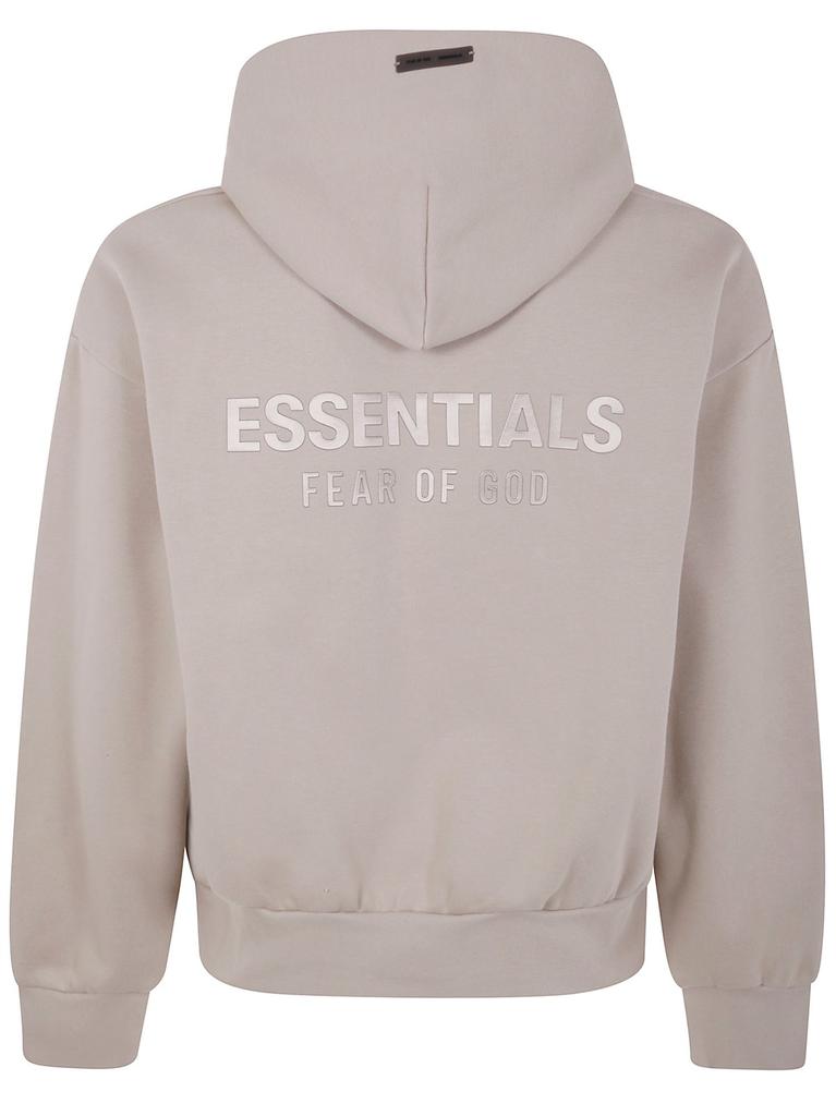 Fear Of God Essentials Metallic Logo Fleece Hoodie – On Sale