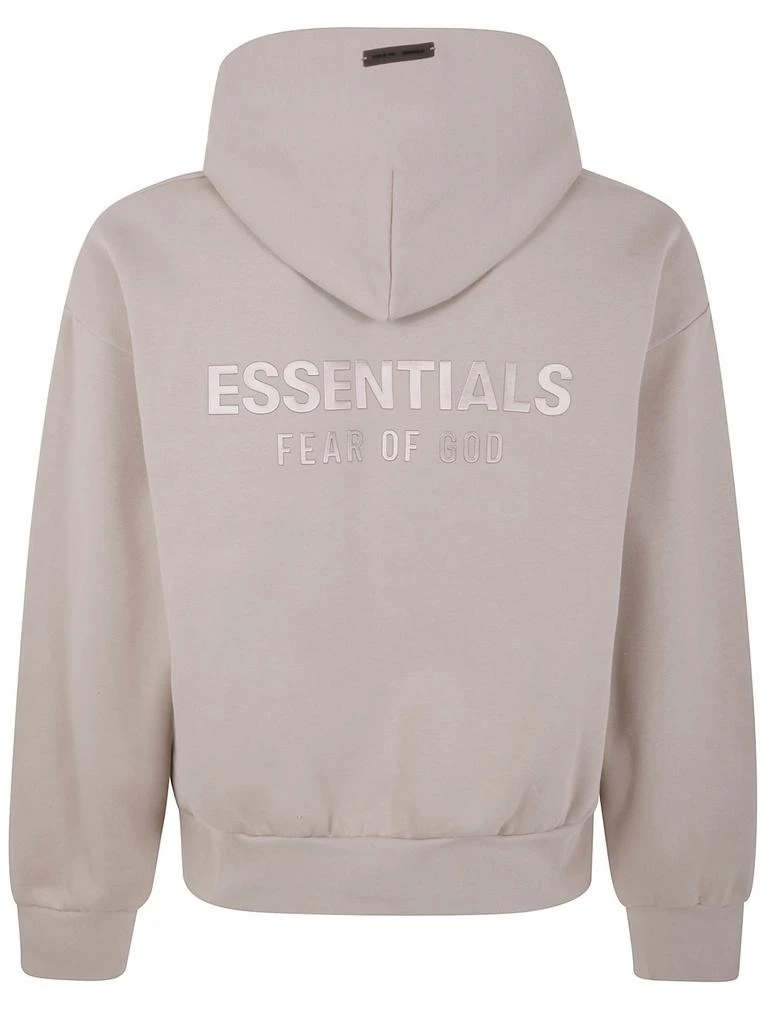 Essentials Fear Of God Essentials Metallic Logo Fleece Hoodie 2