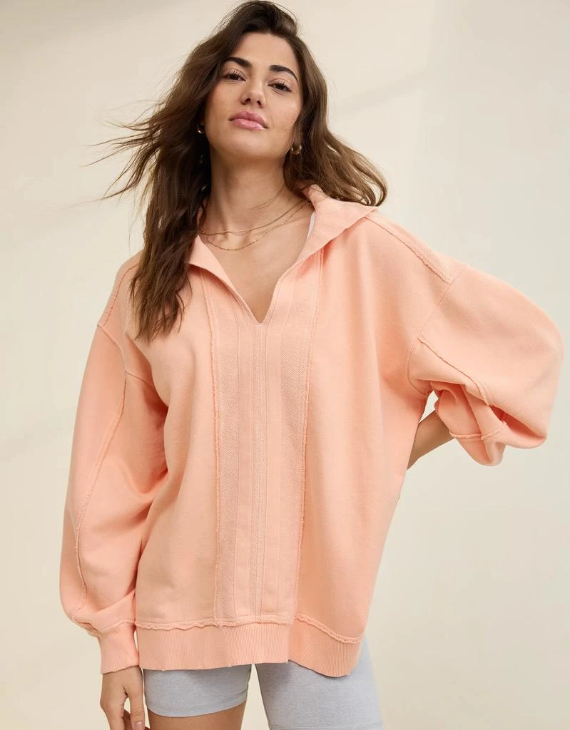 Aerie Aerie Starry Skies Open Neck Sweatshirt 1