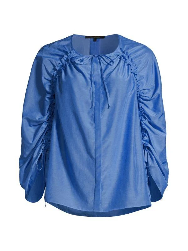Kobi Halperin Fatima Ruffle Ruched Blouse 5
