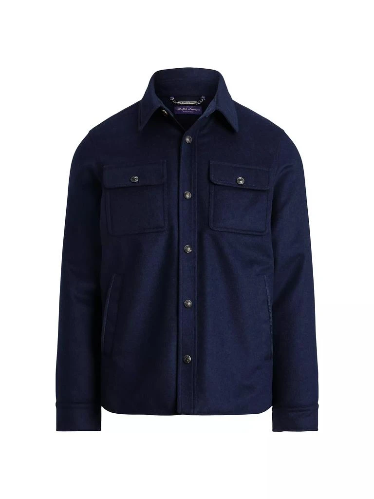 Ralph Lauren Everett Melton Wool-Blend Shirt Jacket 1
