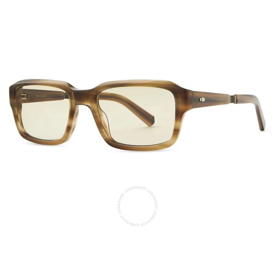 Mr. Leight KANE C Demo Beige Rectangular Men's Eyeglasses ML1036 MACA-ATG-DEM BGE 51 2
