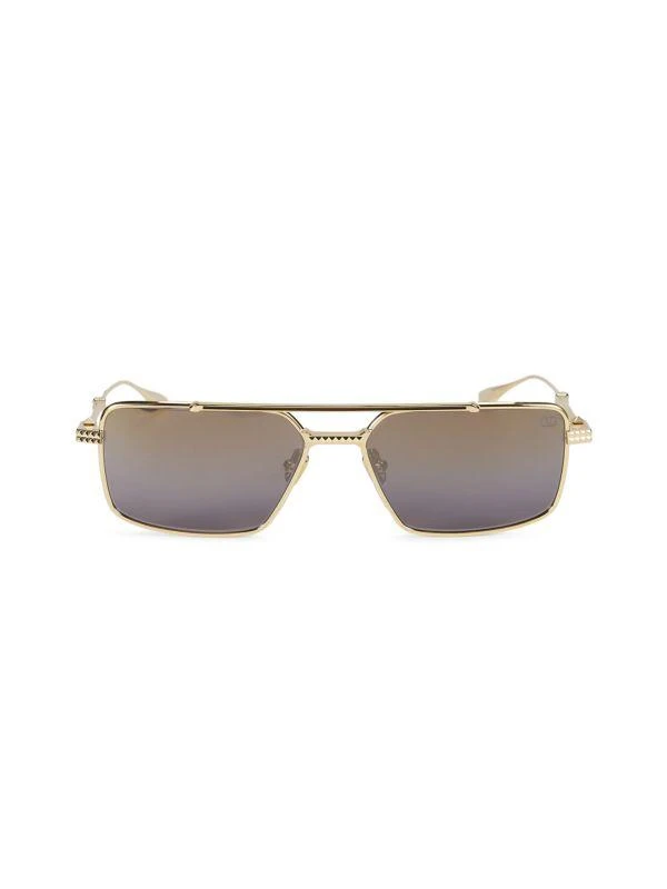 Valentino 58MM Aviator Sunglasses 1
