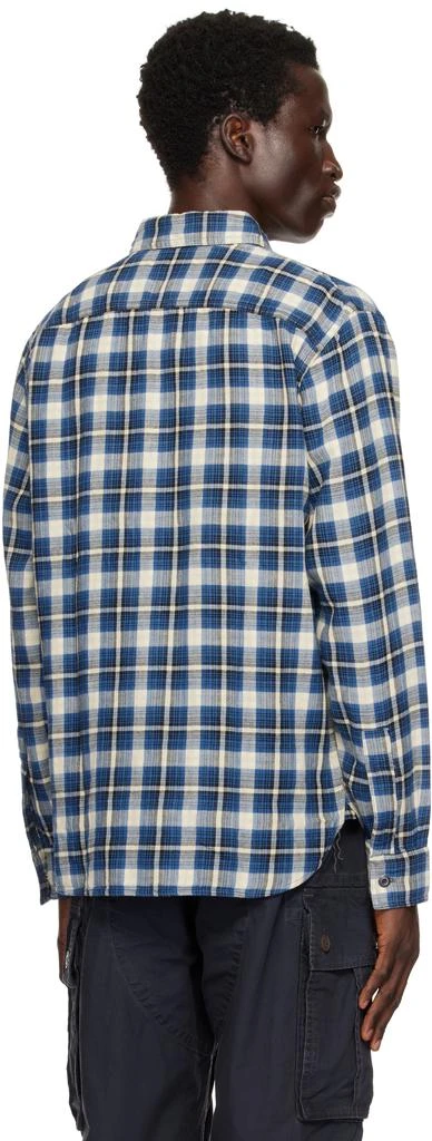 RRL Blue Plaid Twill Shirt 3