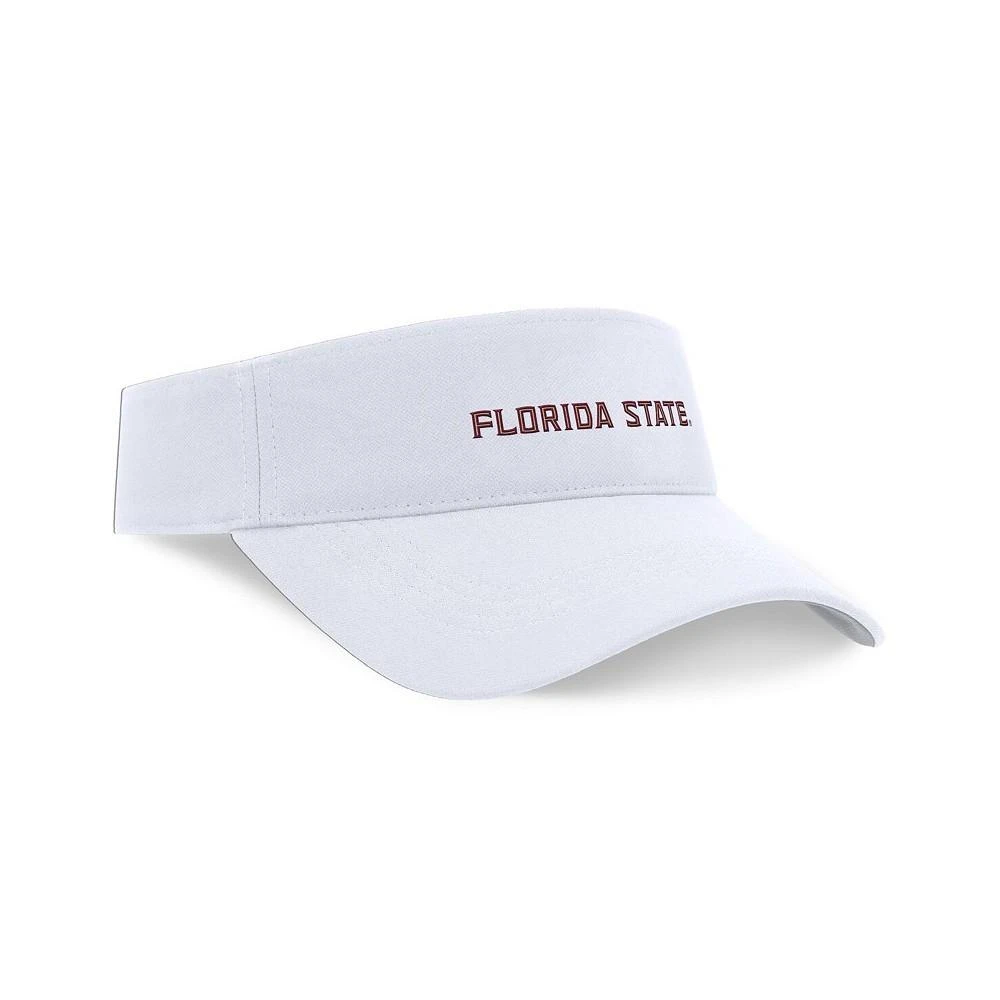 Nike Men's and Women's White Florida State Seminoles 2024 Sideline Fit Ace Visor 3