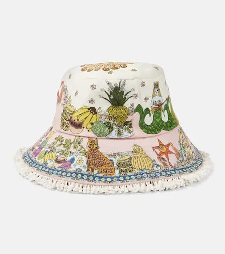 ALÉMAIS Hazel linen bucket hat 4