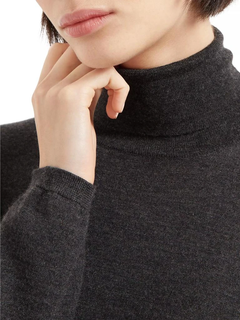Brunello Cucinelli Cashmere and Silk Lightweight Turtleneck Sweater 4