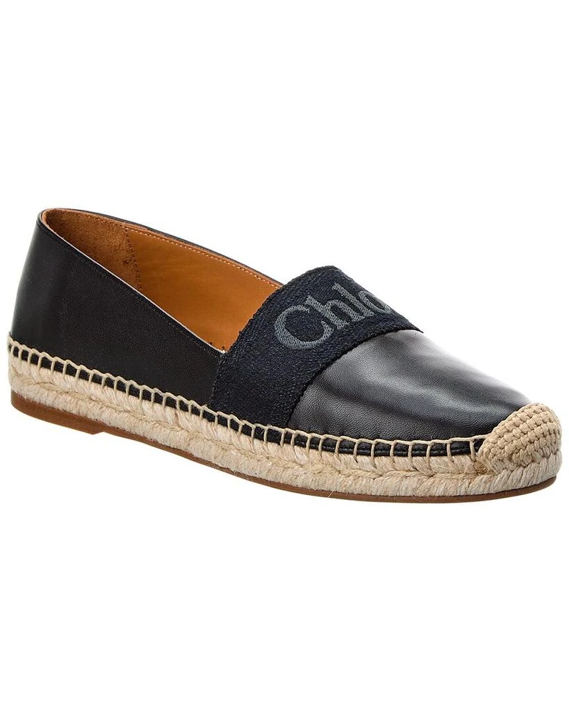 Chloé Piia Flat Leather Espadrille 1